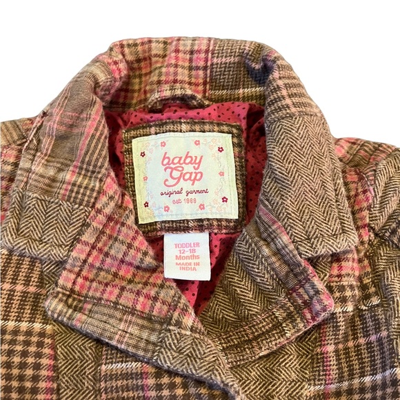 Girls Baby Gap Plaid & Denim Coat Bundle | 12-18M - Picture 4 of 8